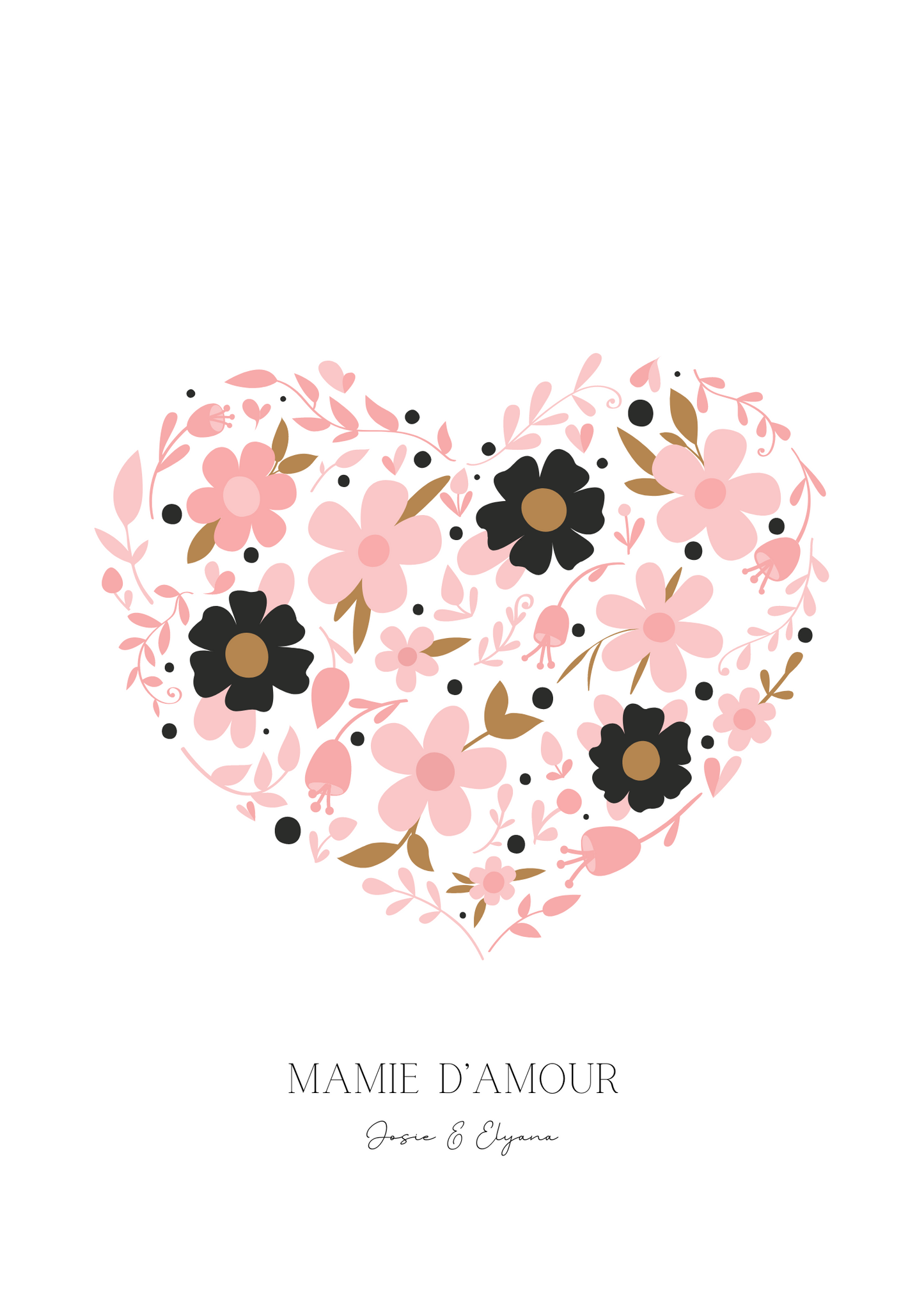 Affiche « mamie d’amour »