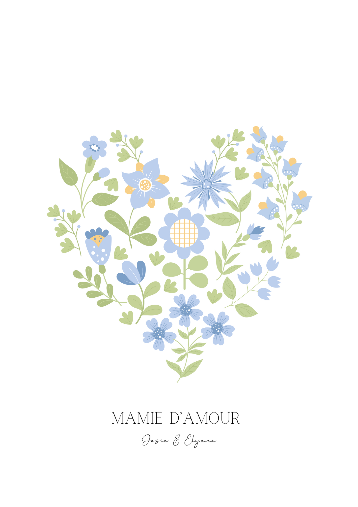 Affiche « mamie d’amour »