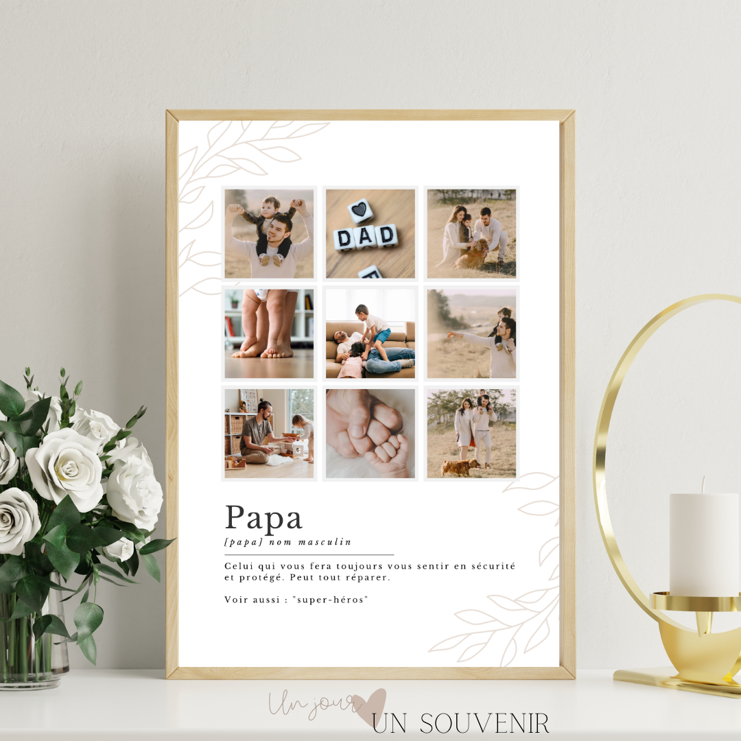 Affiche « papa »