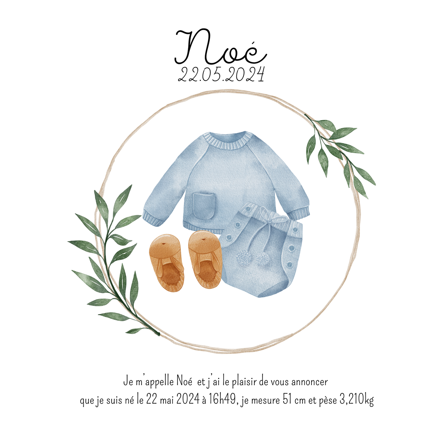 Faire part « Noé »
