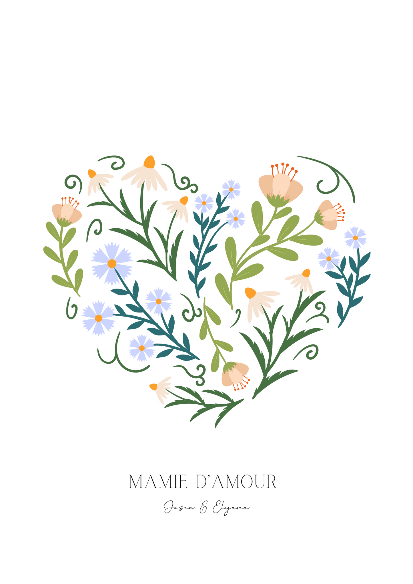 Affiche « mamie d’amour »