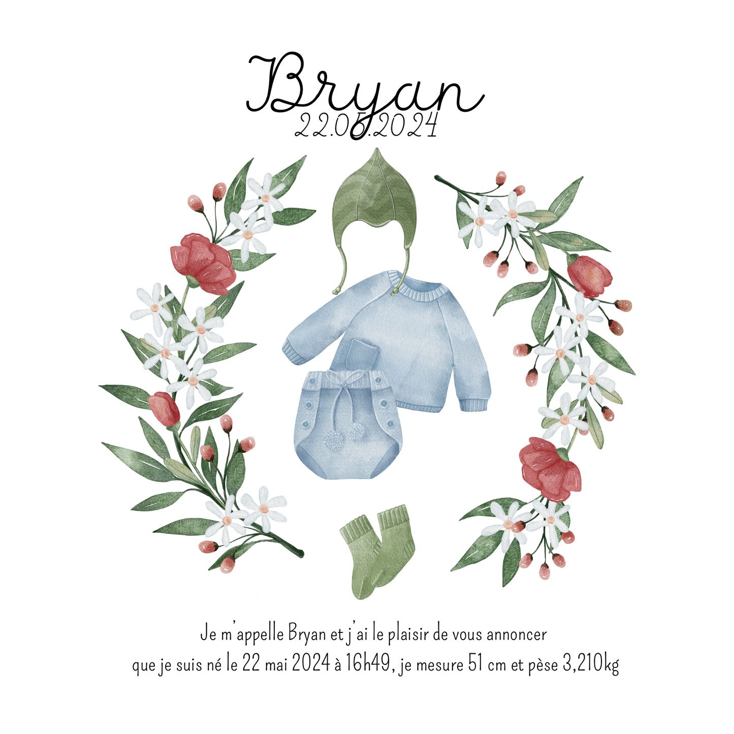 Faire part « Bryan »