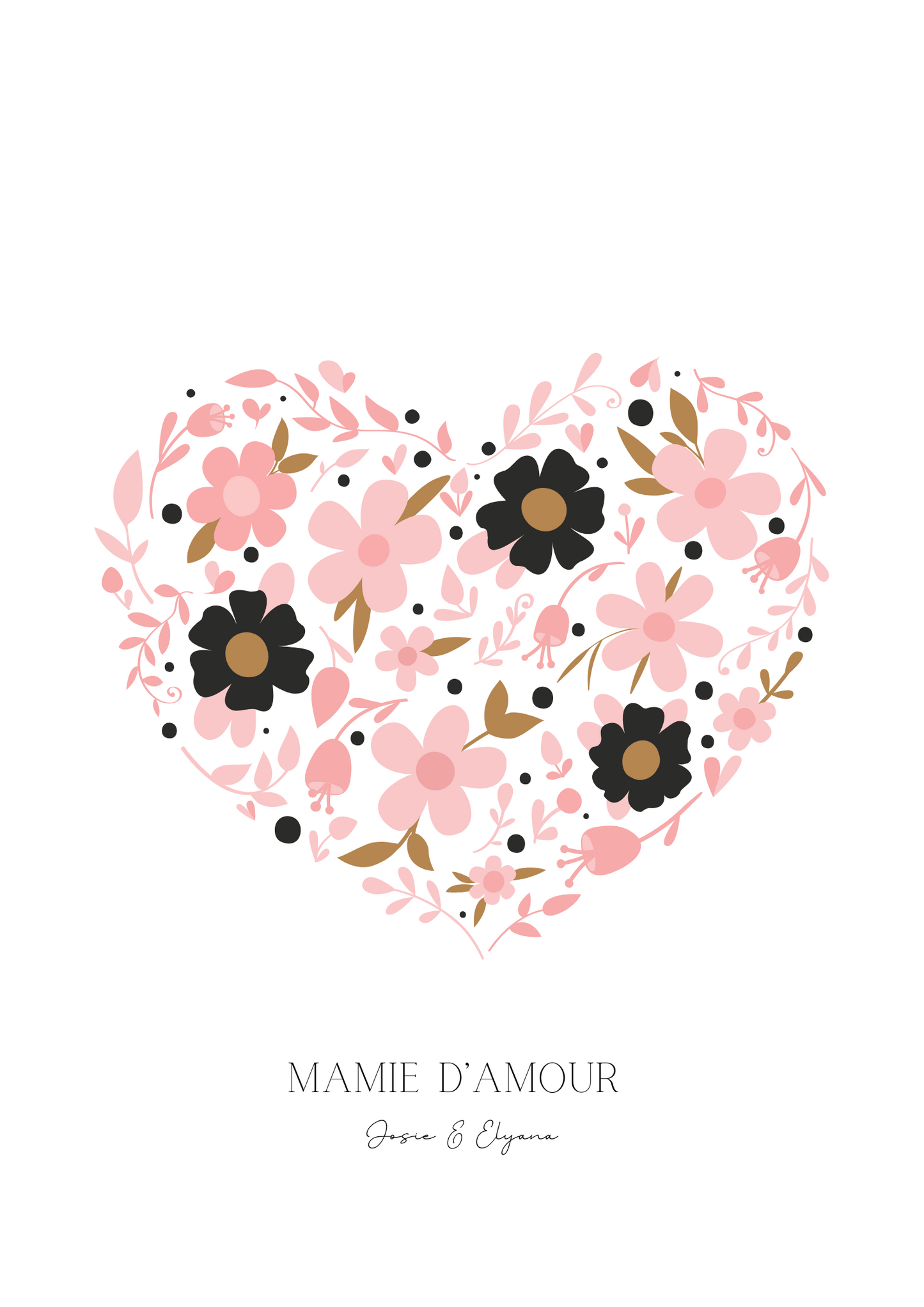 Affiche « mamie d’amour »