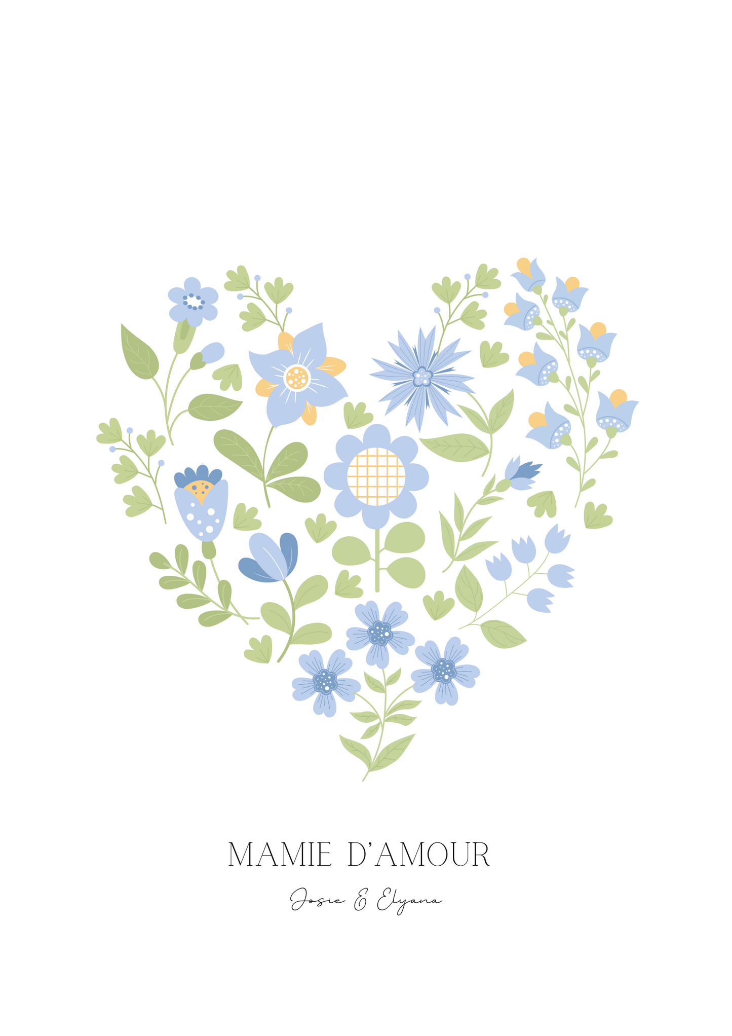 Affiche « mamie d’amour »