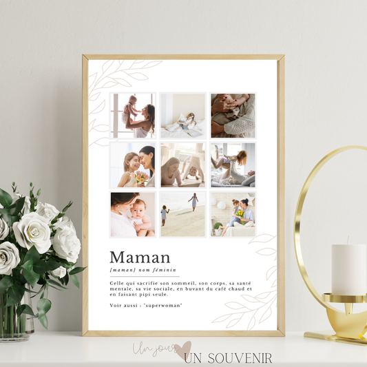 Affiche « maman »