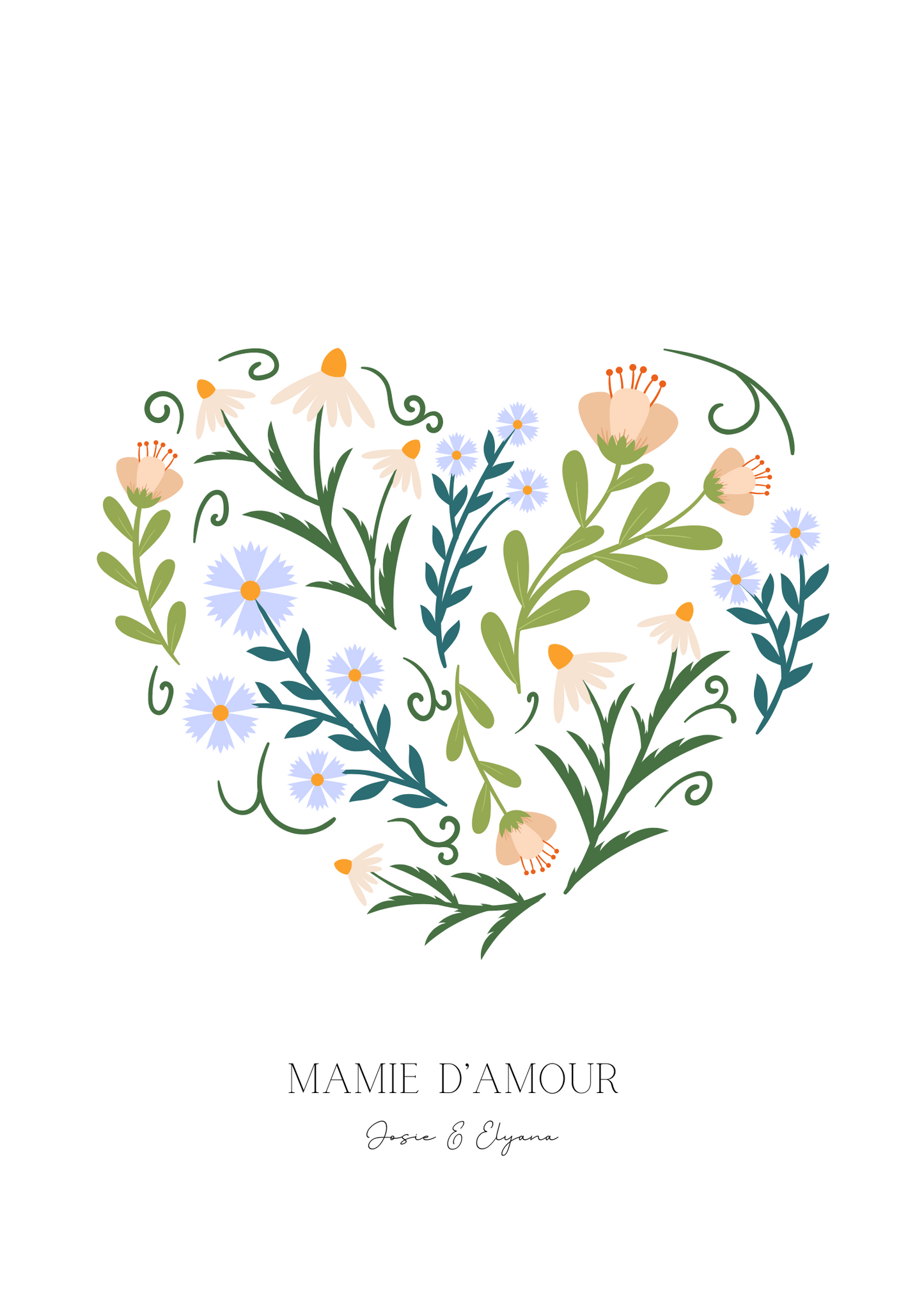 Affiche « mamie d’amour »